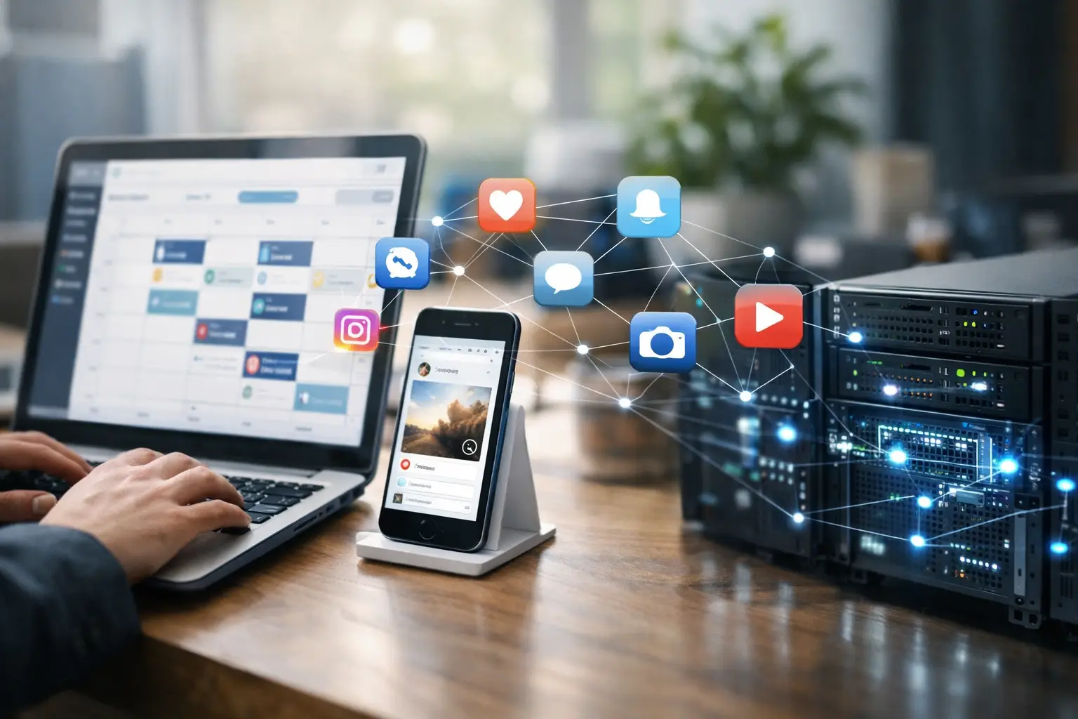 How a Social Media Scheduling API Scales