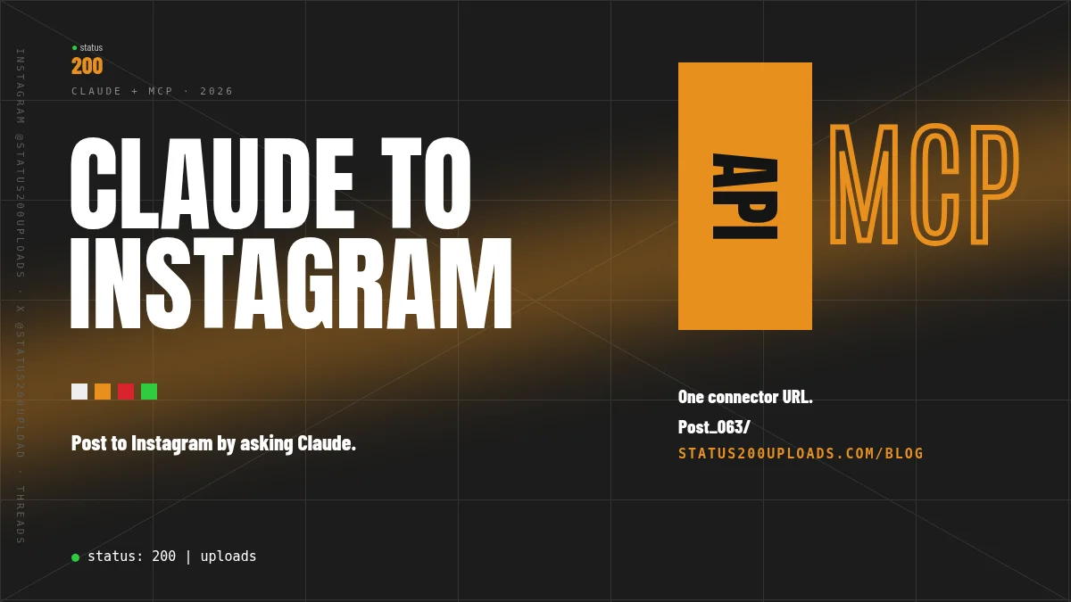 Can Claude Post to Instagram? How to Do It With MCP