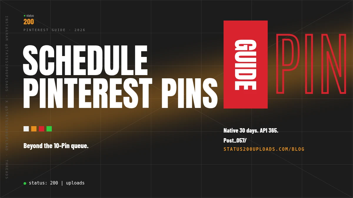 How to Schedule Pinterest Pins (Native vs API, 2026)