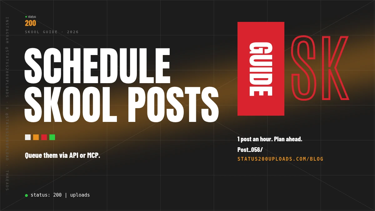 How to Schedule Skool Posts (No Native Scheduler Yet)